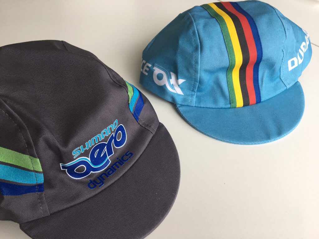 Aero AX cycling caps (pair) Aerodynamics / Dura Ace AX designs Aero
